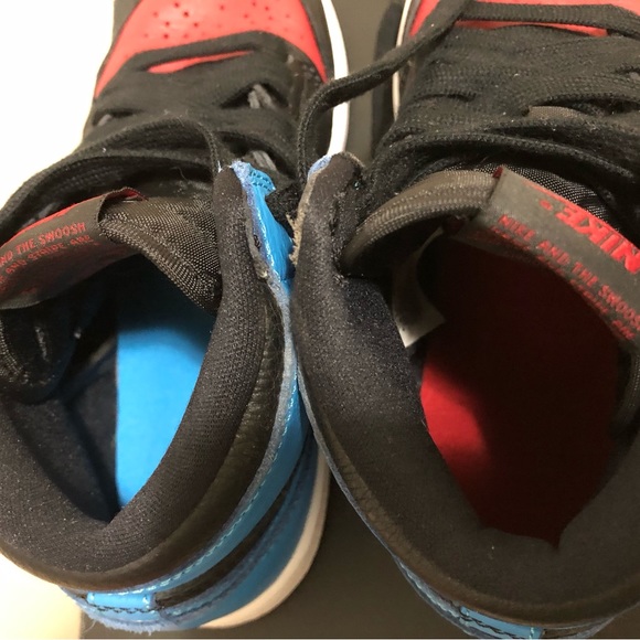 Nike Air Jordan 1 High UNC to Chicago 1.5y Kids Youth Pre School - Picture 5 of 7